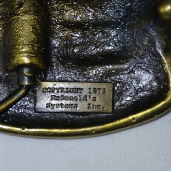 1975 Mcdonalds Big Mac Special Edition Belt Buckel - Picture 4 of 6